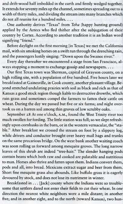 Albert D. Richardson's first-hand account of his 1859 Butterfield Stage Ride into Texas
