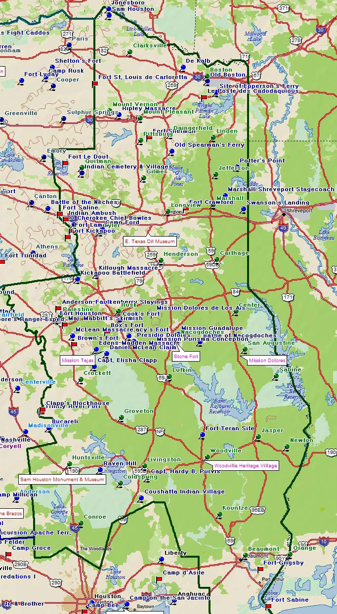 Map of Forest Region