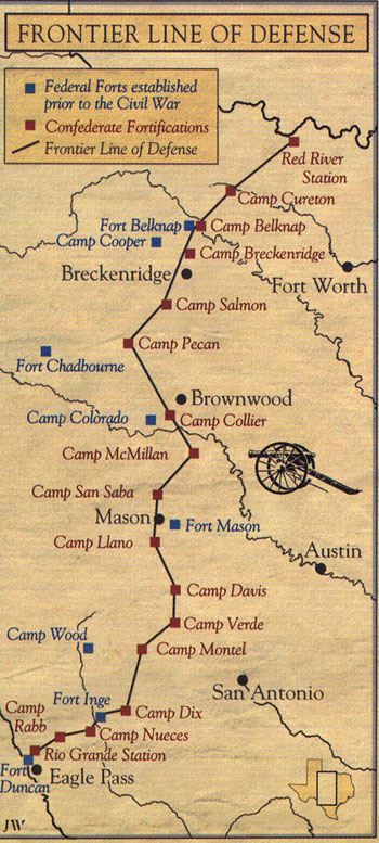 Map of Frontier Line of Defense
