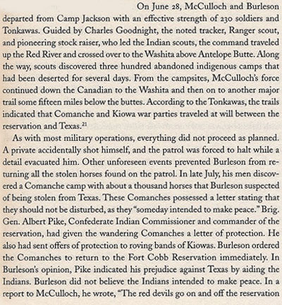 Col. McCulloch's Texas Mounted Rifleman June of 1861