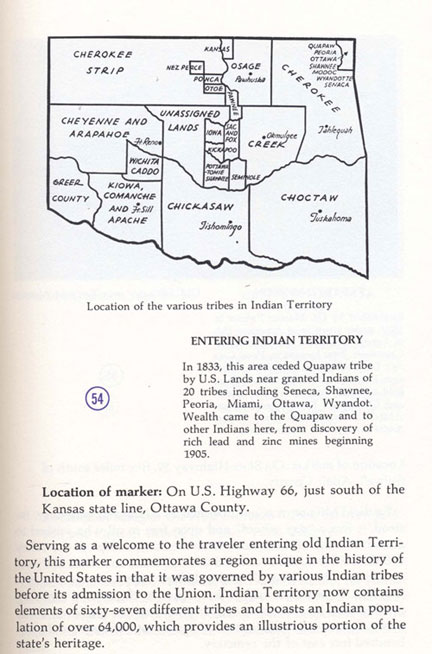 Entering Indian Territory Picture