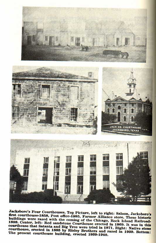 Jacksboro's Four Courthouses