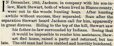 Jackson story by Wilbarger