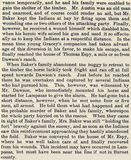 Lampasas Raid story by WIlbarger