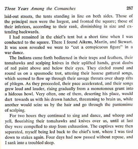 Three Years Among the Comanches - Capture