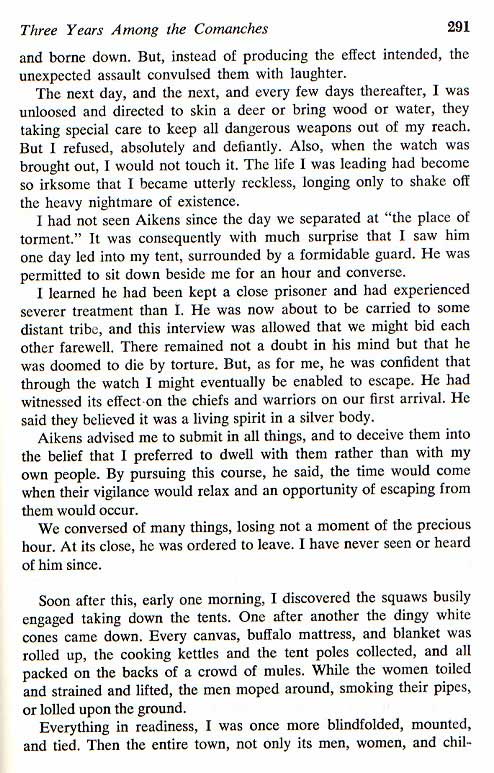 Three Years Among the Comanches - Torture