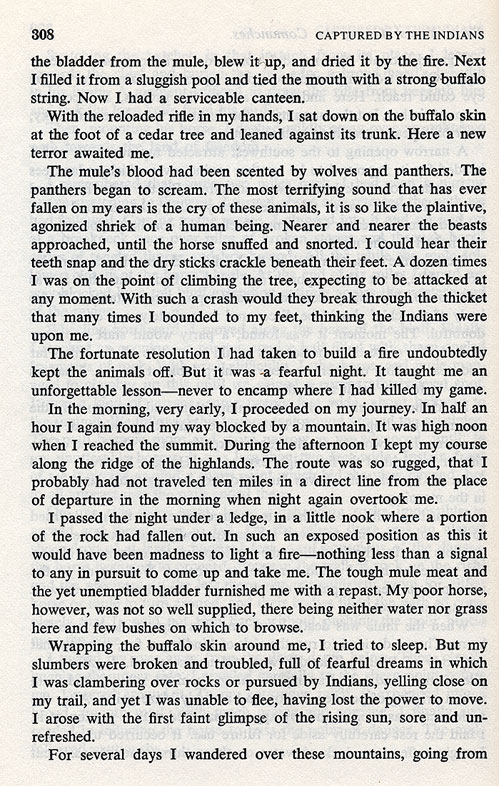 Three Years Among the Comanches - Escape