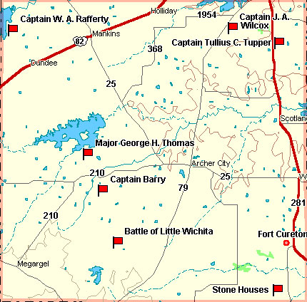Archer County Map