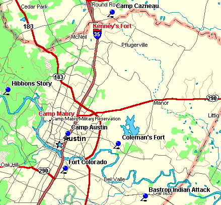 Coleman's Fort Leg Map
