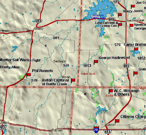 Map of Breckenridge Blood Trail