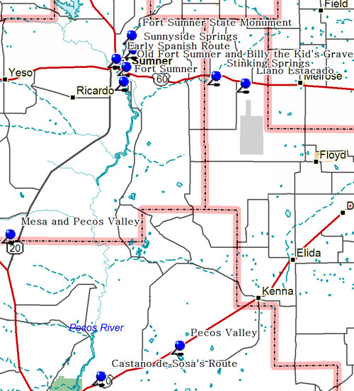 Northcentral New Mexico Map