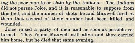 Maxwell story by Wilbarger