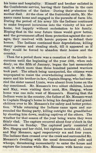 The Menasco and Shegog Families