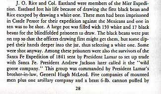 Story of Mier, Santa Fe and Snively Expeditions