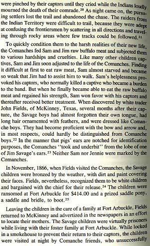 More of the Savages Story