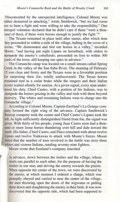 he Besiege of Colonel John H. Moore and His Men on the San Saba