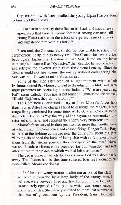 he Besiege of Colonel John H. Moore and His Men on the San Saba