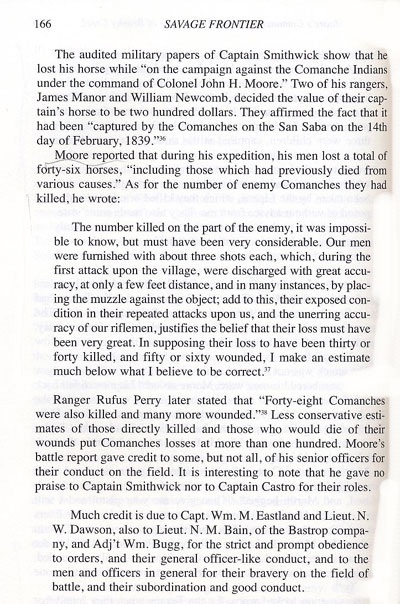 he Besiege of Colonel John H. Moore and His Men on the San Saba