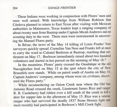 Rice, Flores Fight at the San Gabriel, May 17, 1839