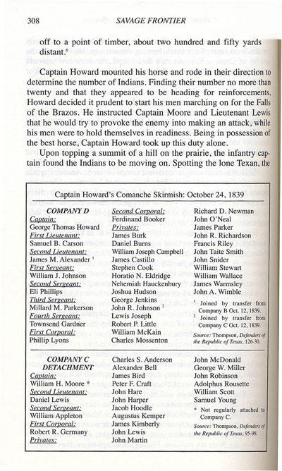 Captain Howard's Comanche Fight, October 24, 1839