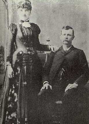 Picture of Joe Sherman and his wife, Pearlina Underhill Sherman