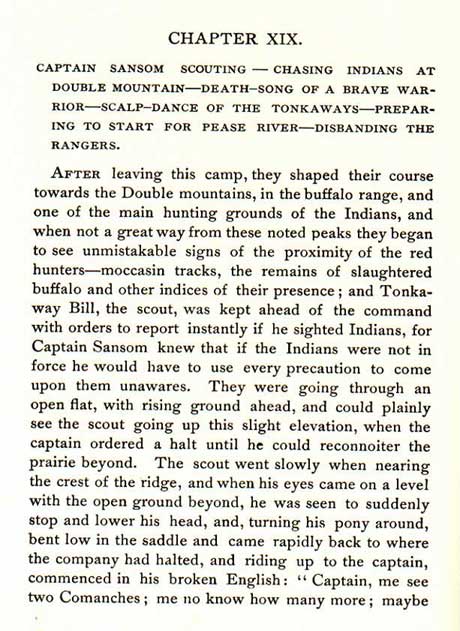 Captain Sansom Scouting