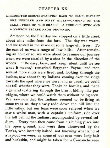 Dismounted Scouts Starting Back to Camp