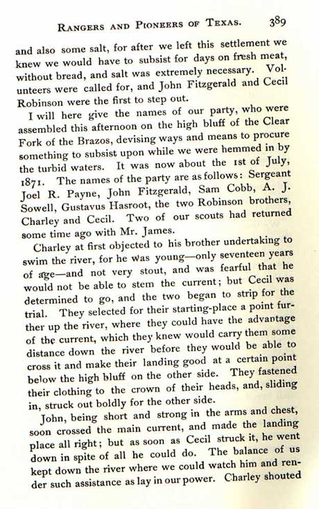 Dismounted Scouts Starting Back to Camp