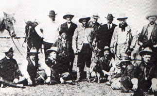 Picture of Quanah Parker/Teddy Roosevelt Wolf Hunt Party