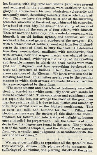 Satanta, Satank and Big Tree's Raid story from the book Indian Depredations in Texas by J. W. Wilbarger