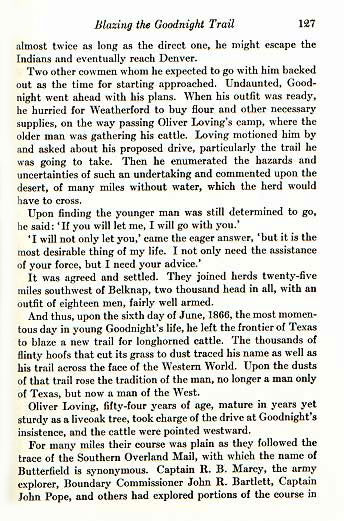 Charles Goodnight, Cowman and Plainsman