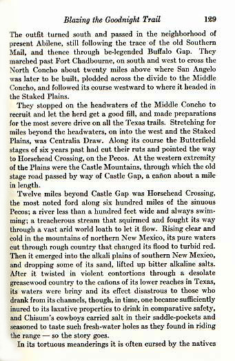 Charles Goodnight, Cowman and Plainsman