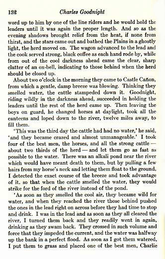 Charles Goodnight, Cowman and Plainsman