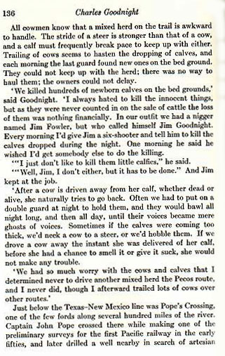 Charles Goodnight, Cowman and Plainsman