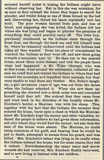 Indian Outrages in Uvalde County story from the book Indian Depredations in Texas by J. W. Wilbarger